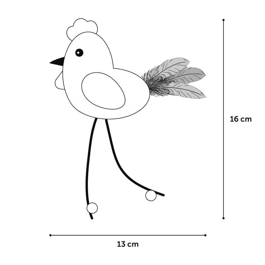 Flamingo JG aves surtidas de peluche para gatos Imagem n&uacute;mero 5